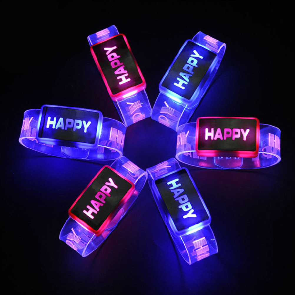 12Pcs Luminous Flash Bracelets - Running Gear In The Dark 评论和价格