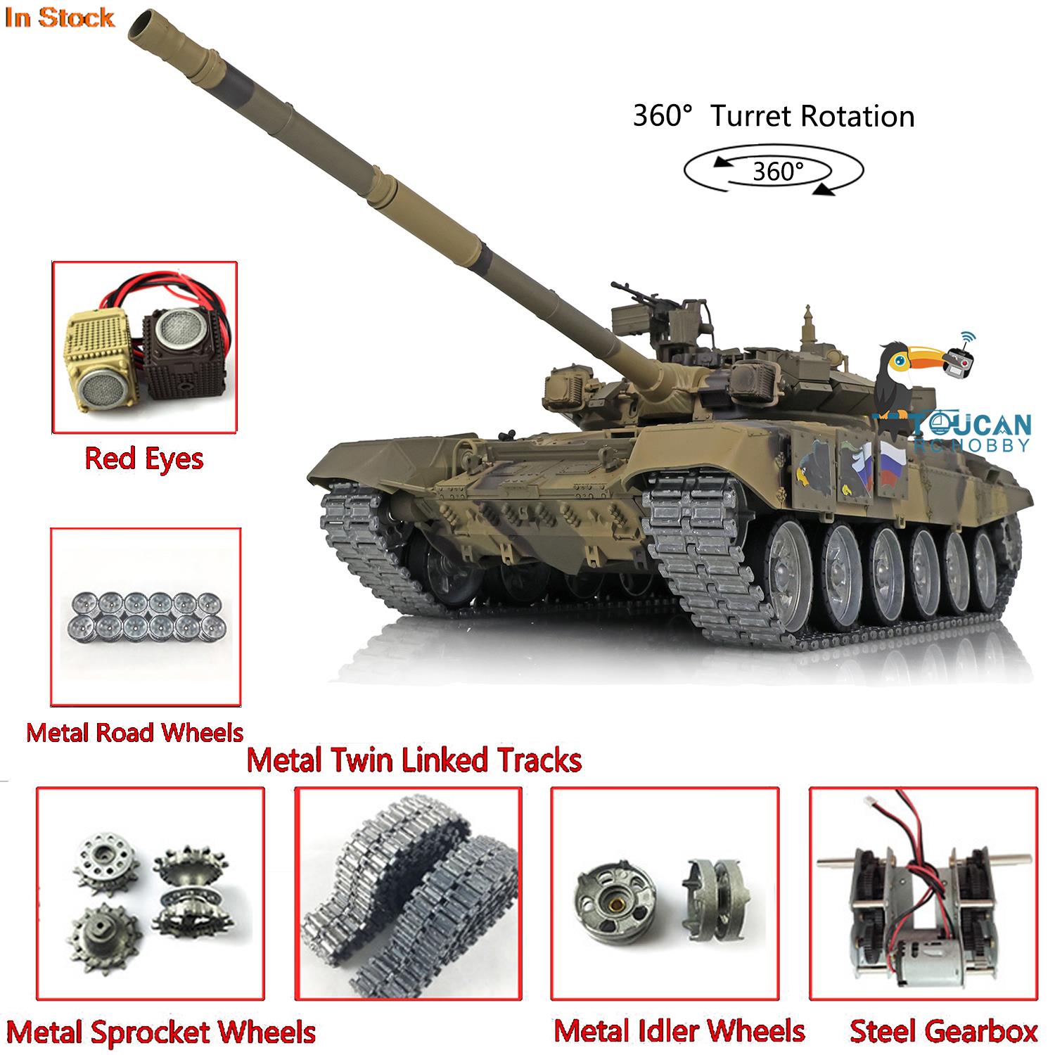 HENG LONG 1/16 7.0 T90 Remote  - Running Gear Box 评论和价格