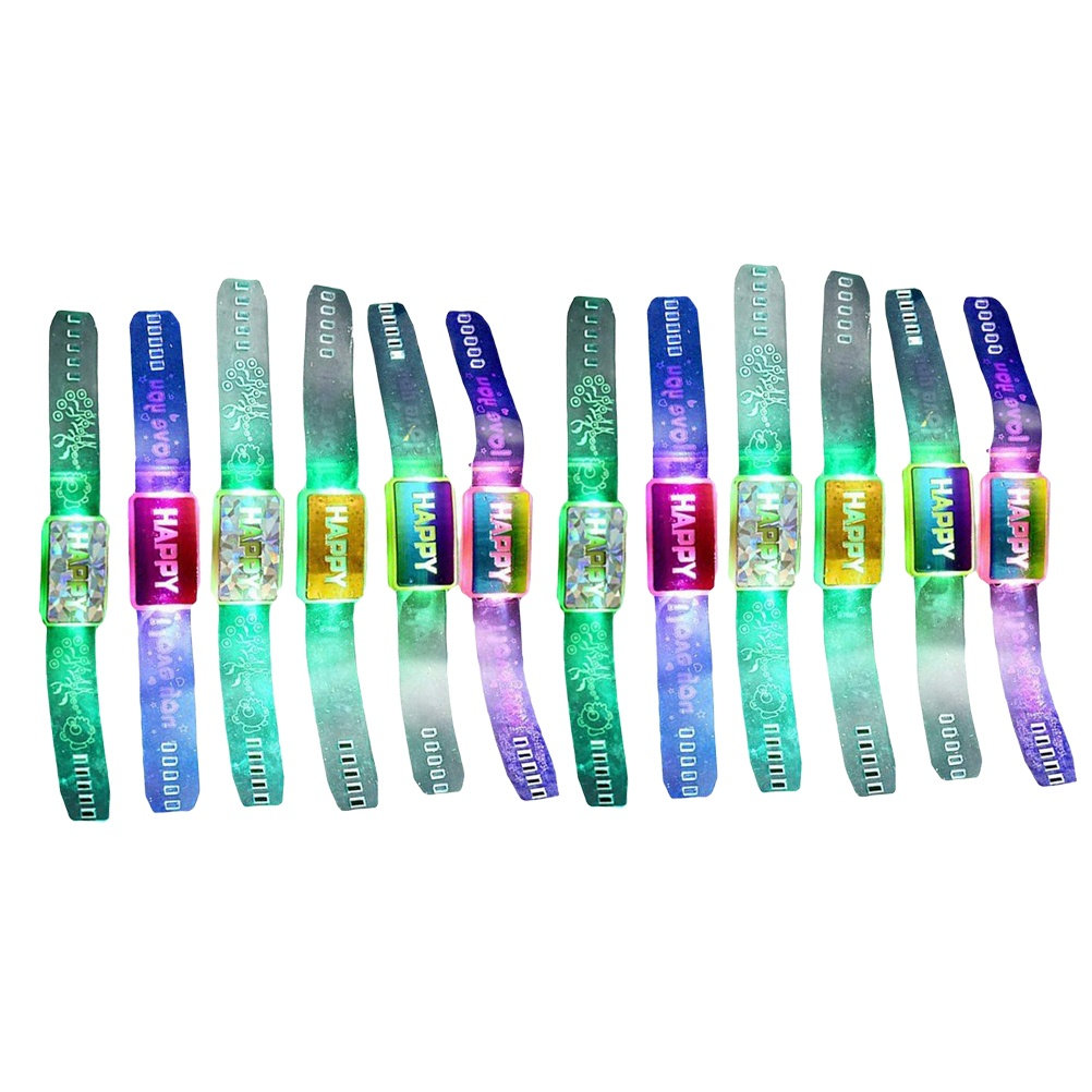 12Pcs Flashing Luminous Bracel - Running Gear In The Dark 评论和价格