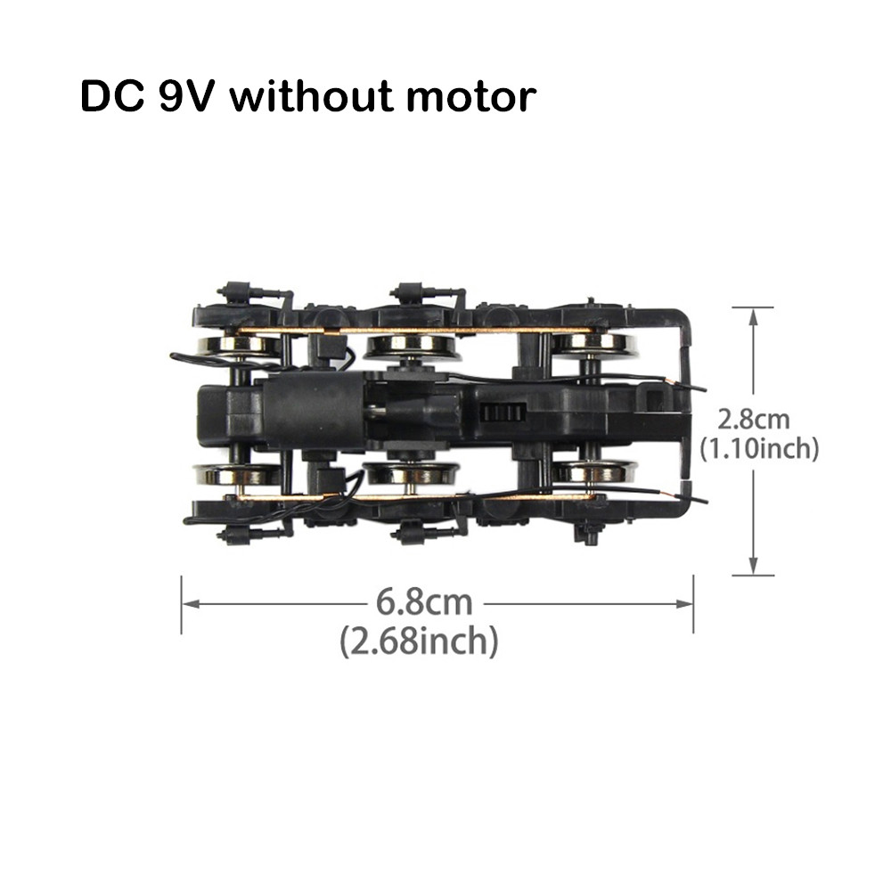 Model Train Powered Bogie Asse - Running Gear Railway 评论和价格