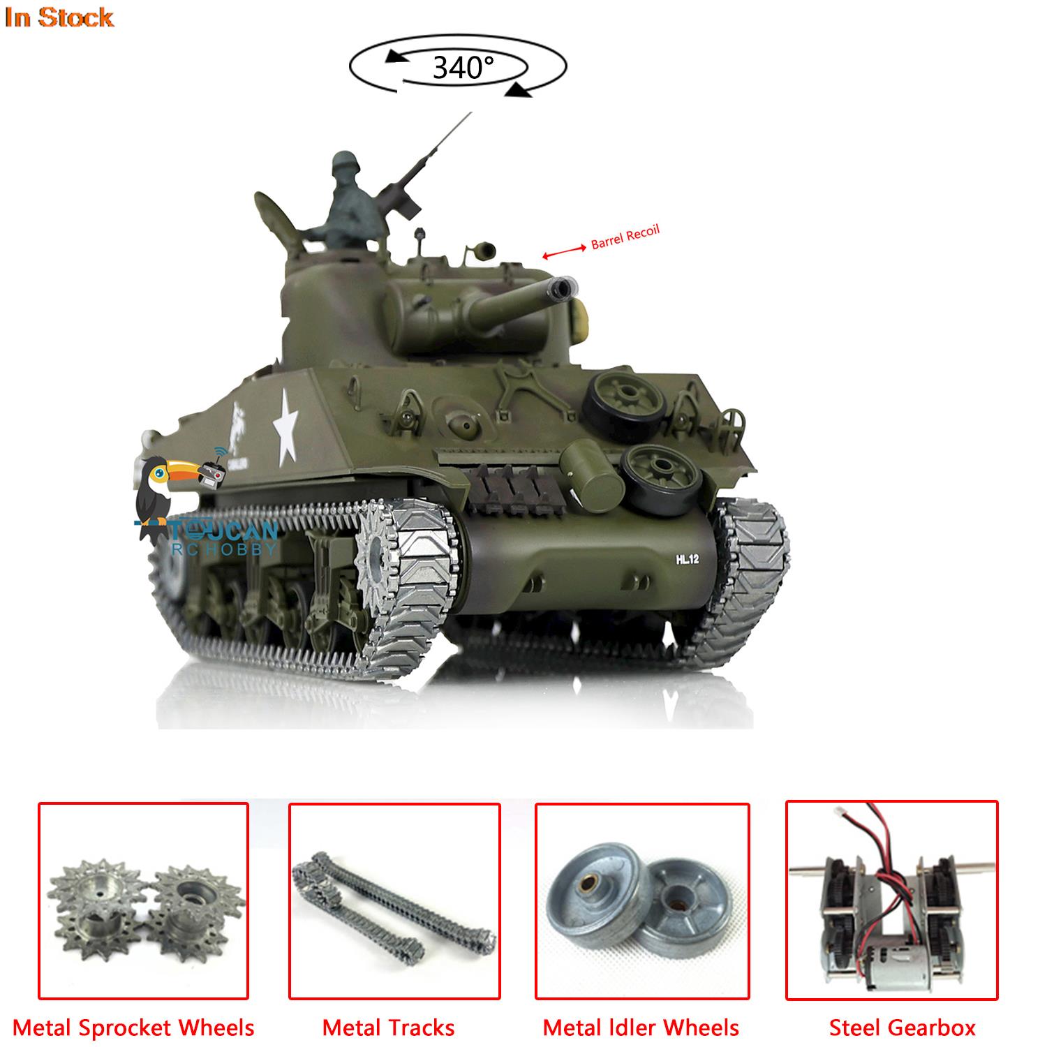 1/16 HENG LONG RC Tank 7.0 Upg - Running Gear Box 评论和价格