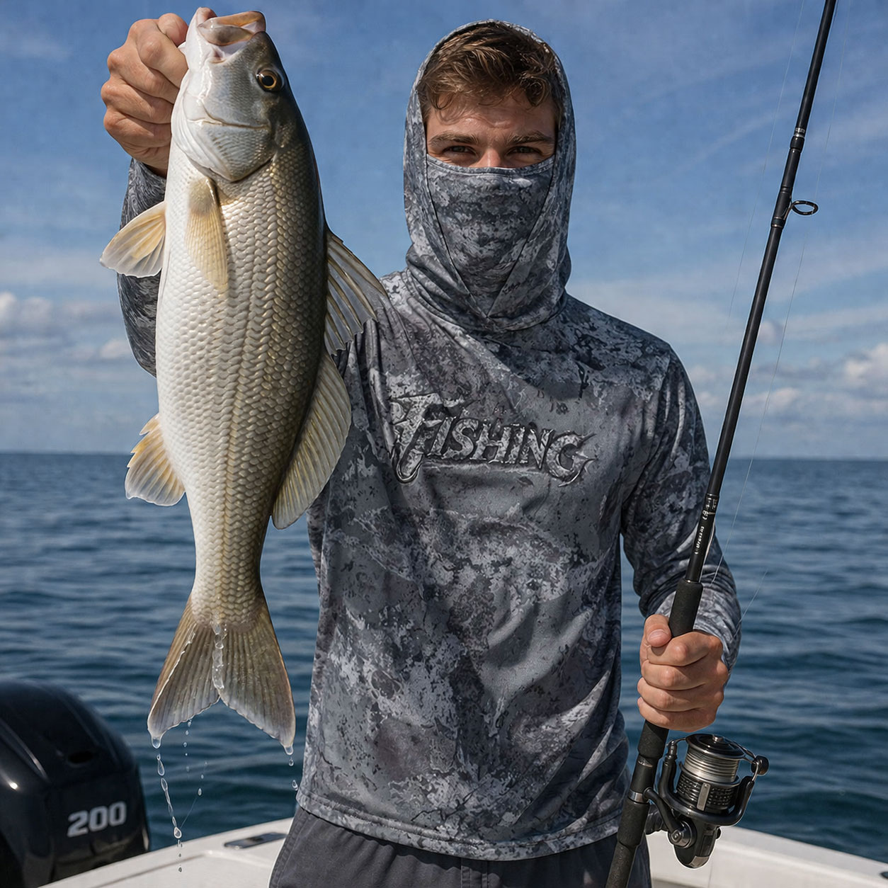 Fishing Hood Riding Tops Wear  - Running Gear Usa 评论和价格