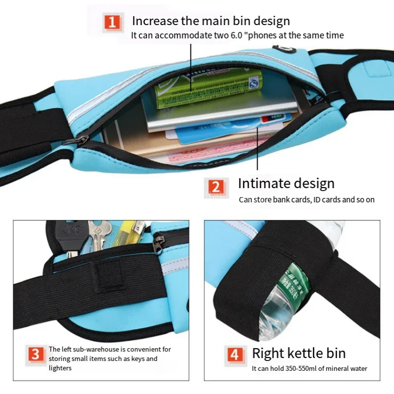 1pc Running Bag Women Waist ba - Running Gear Phone Holder 评论和价格